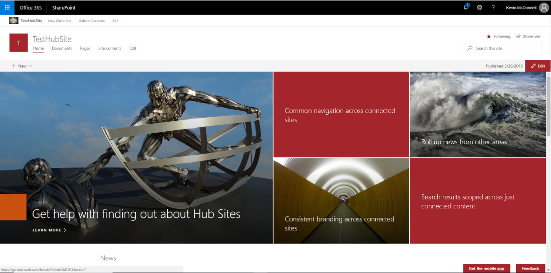 Test Hub Site