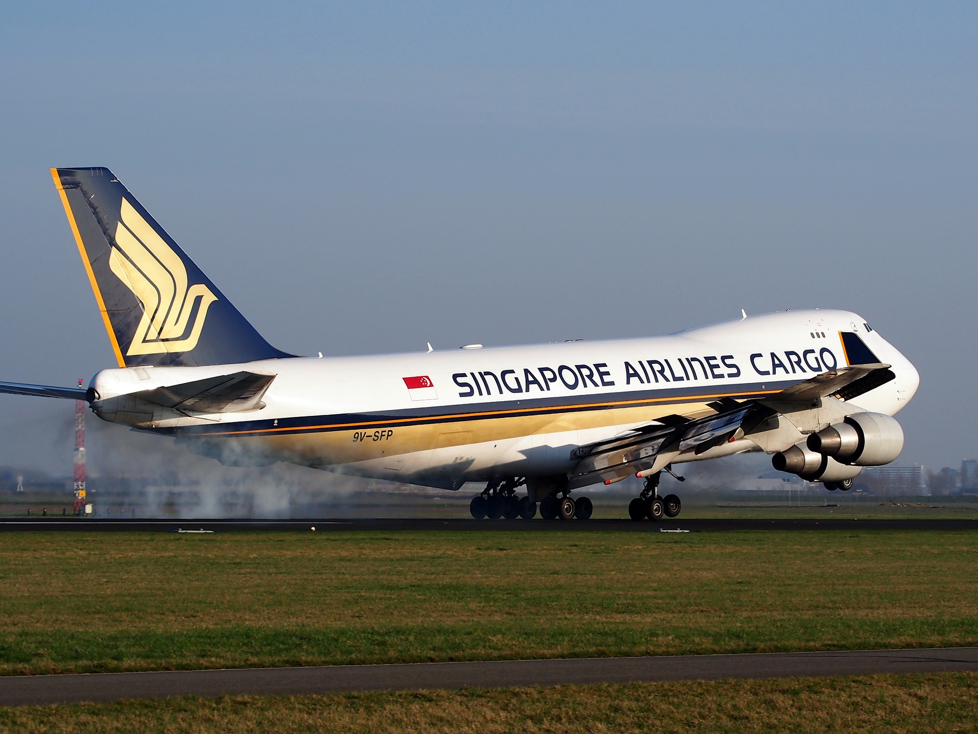 Flying back from Singapore