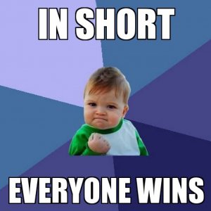 Everybody wins